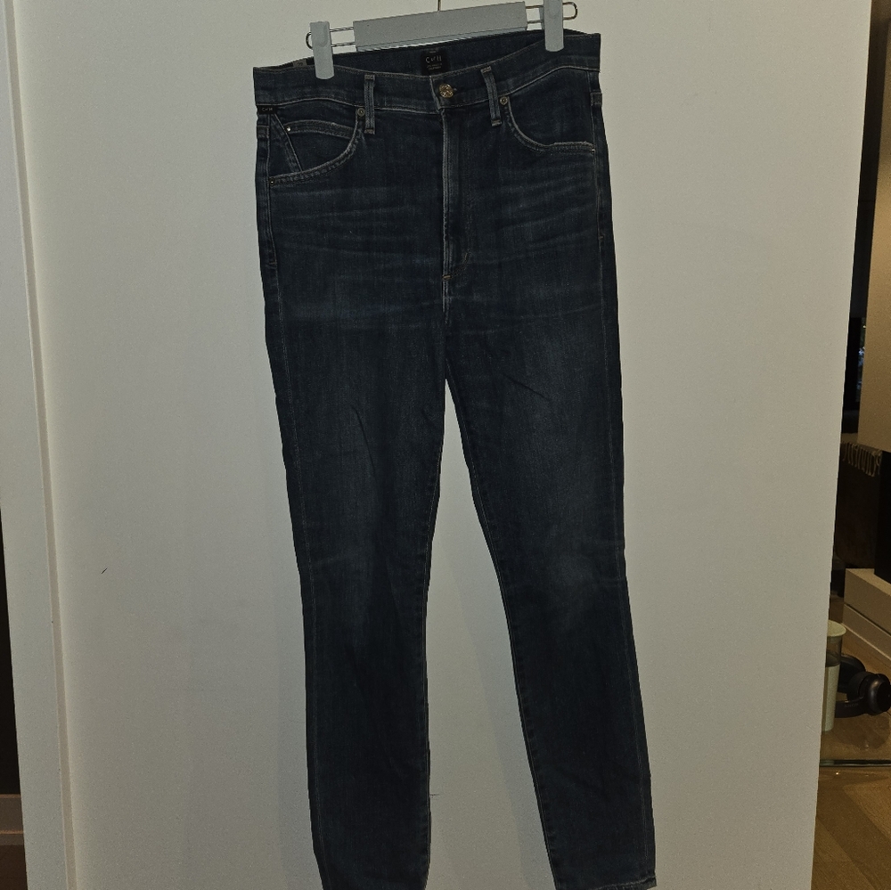 Womens Blue Wash Jeans